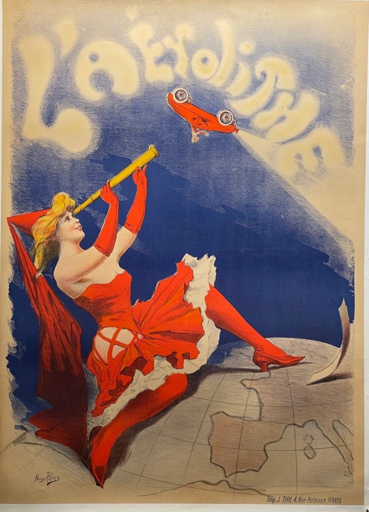 Vintage poster — “L’Aérolithe.”