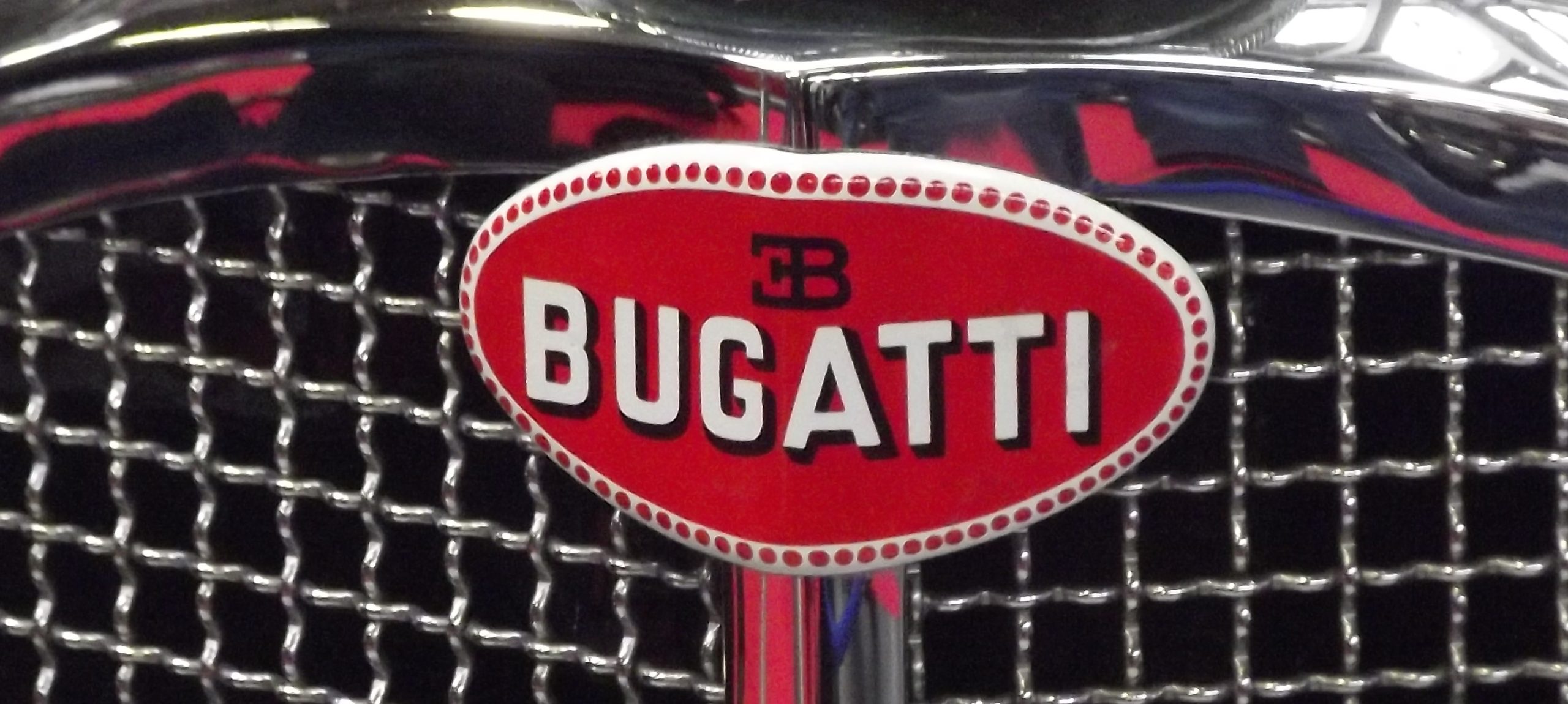 Bugatti radiator badge, verified in the register