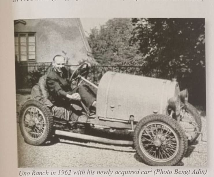 Uno Ranch in 1962 with his newly acquired car
